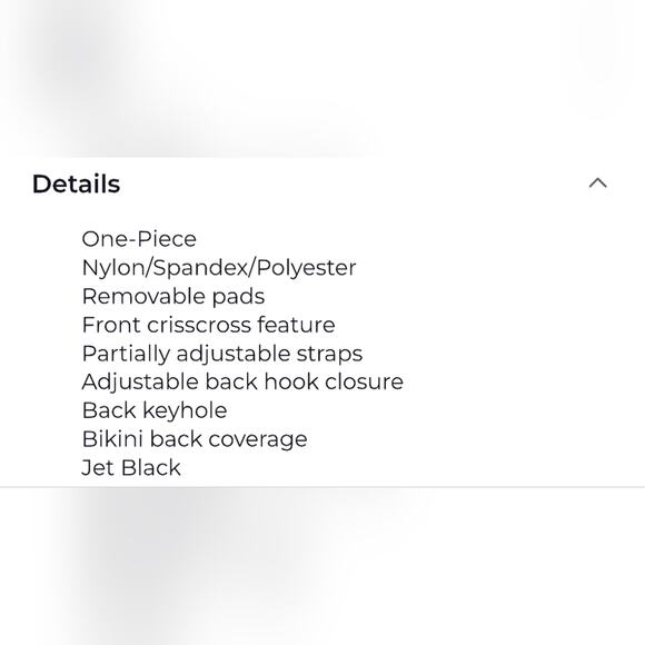 Adore Me | NWT | Black One-Piece Swimsuit | Size 2X - Picture 9 of 14